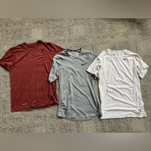 Nike Short Sleeve Crew Pack - Red, Gray, White